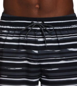 Nike Men's 20" Fade Stripe Breaker Swim Trunks -Speedos Shop 7756927074472 black 5a