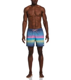 Nike Men's Horizon Stripe Swim Trunks -Speedos Shop 7761617617064 bluelightning 4a
