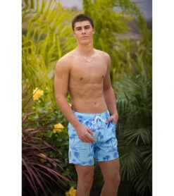 Men's 17" Creamy Swim Trunks -Speedos Shop 7781259870376 blue 3a