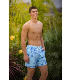 Men's 17" Creamy Swim Trunks -Speedos Shop 7781259870376 blue 4a